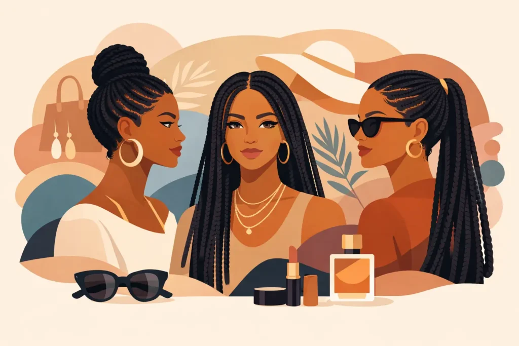 12 Chic Ways to Style Box Braids