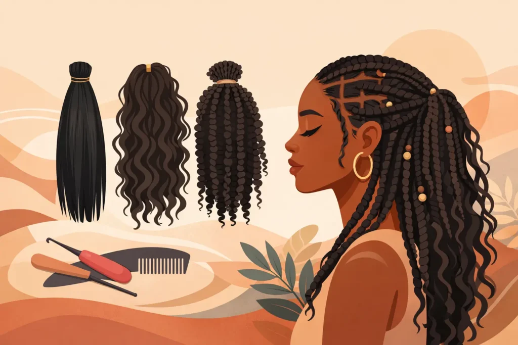 What Hair to Use for Bohemian Box Braids