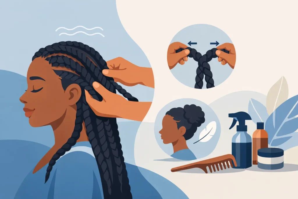 How to Reduce Braid Tension Without Ruining Style