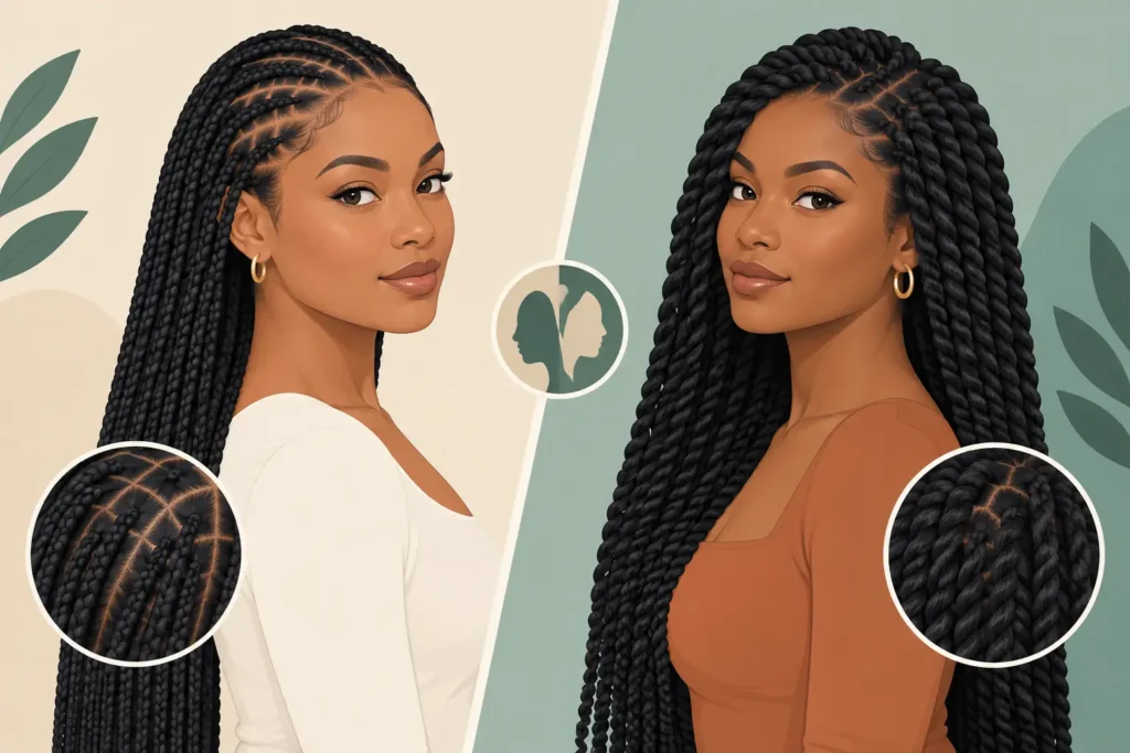 Knotless Braids Versus Senegalese Twists: Which Wins?